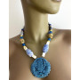 Collar Jade azul