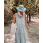 Sombrero ojo turco azul