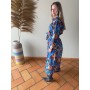 VESTIDO CAMISERO SUR ÁFRICA IKAT AZUL 