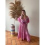 VESTIDO FLORIDA TIE DYE ROSA VOLANTES 