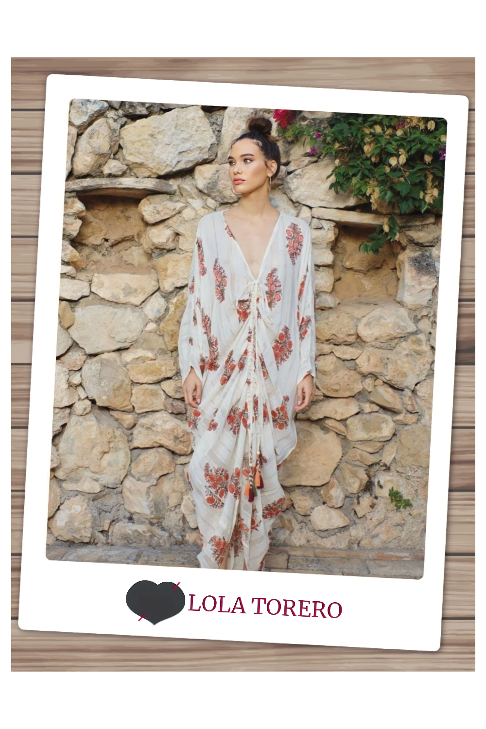 VESTIDO FLORA CAFTAN