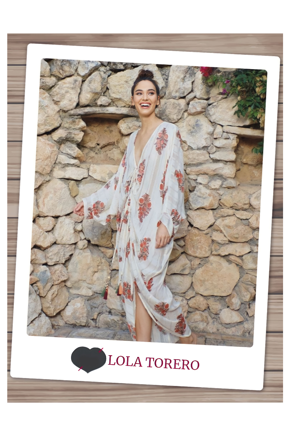 VESTIDO FLORA CAFTAN