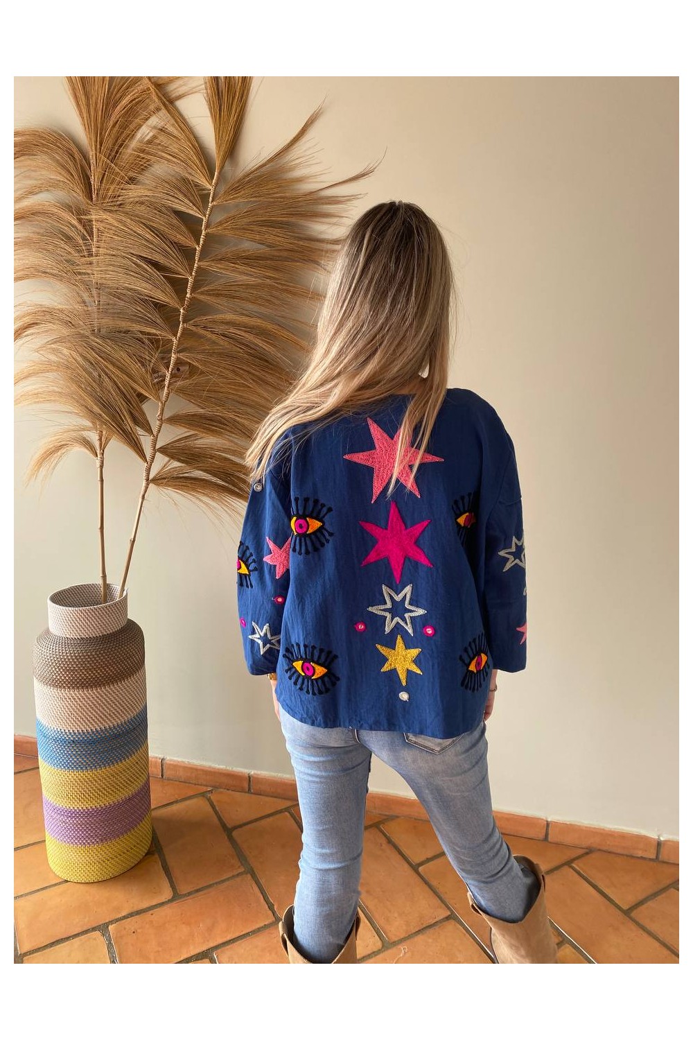 CHAQUETA EVIL EYE BLUE