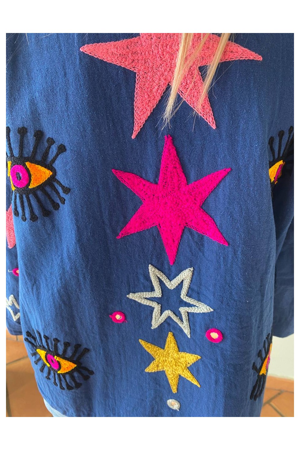 CHAQUETA EVIL EYE BLUE