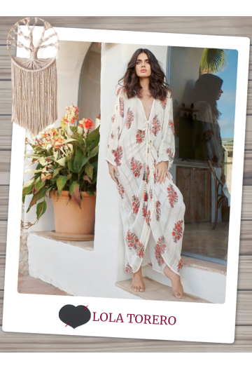 VESTIDO FLORA CAFTAN