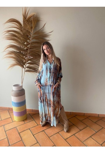 VESTIDO CAMISERO TIE DYE MALDIVAS 