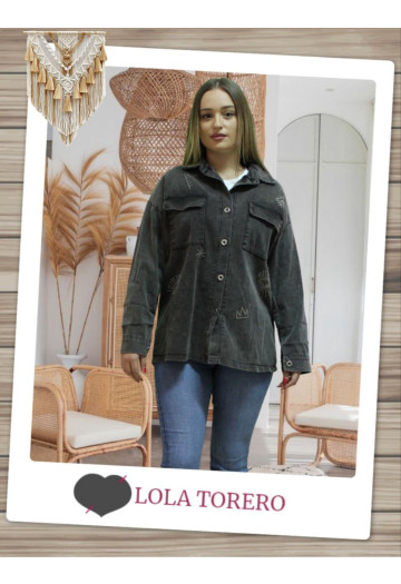 Chaqueta Denim negra