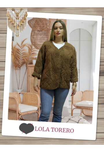 Chaqueta boho guateada